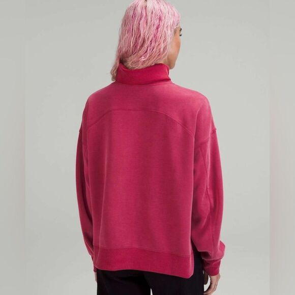 Lululemon Softstreme Turtleneck Pullover Pomegranate Size 4 - Picture 2 of 9